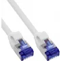 INLINE® B-74955W Slim Cat.6A S/FTP LSZH Patch καλώδιο, λευκό, 0,5 m, συσκευασία 150 τεμ.
