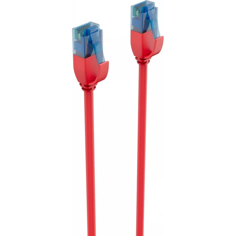 ShiverPeaks BASIC-S Slim Cat6 U/UTP Patch καλώδιο, 5 m, Κόκκινο