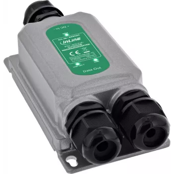 InLine® PoE+ Μετατροπέας μέσου Outdoor IP67 IK10 1 Gb/s RJ45 SFP