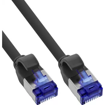 150 τεμ. B-Pack InLine® Slim Cat.6A S/FTP LSZH Patchkabel μαύρο 0,50 m