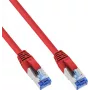 INLINE B-76805R συσκευασία 25 τεμ. Cat.6A S/FTP LSZH Patchkabel, 5m, κόκκινο