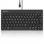 Perixx PERIBOARD-326 DE Φωτιζόμενο πληκτρολόγιο USB, ενσύρματο, Μαύρο