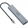 InLine USB-C Hub, 4x USB-C + Power Delivery 100 W, USB 3.2 Gen 2, Γκρι