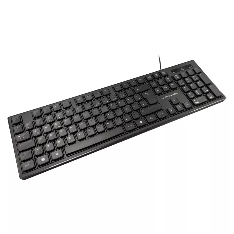 LC-Power LC-KEY-903DE πληκτρολόγιο γραφείου, USB, μαύρο, γερμανικό layout