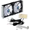 Titan TTC-SC20(A)/V2+ διπλός ανεμιστήρας ψυγείου 92x25mm IP55 με χρονοδιακόπτη και ανορθωτή