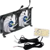 Titan TTC-SC22(A)/V2+ διπλός ανεμιστήρας ψυγείου 92x25mm IP55 για κάμπινγκ