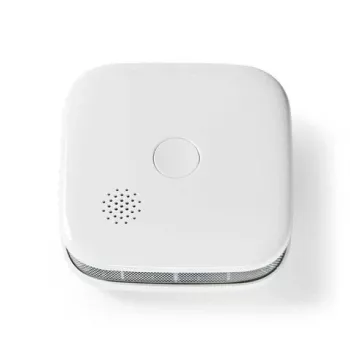 Nedis SmartLife Wi-Fi Ανιχνευτής καπνού WIFIDS21WT3 - Συσκευασία 3 τεμ., φωτοηλεκτρικός, σειρήνα 85 dB, Smart Alerts, πιστοποιημένο EN 14604, Λευκό