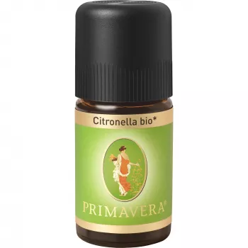 PRIMAVERA Bio Citronella αιθέριο έλαιο, 5 ml