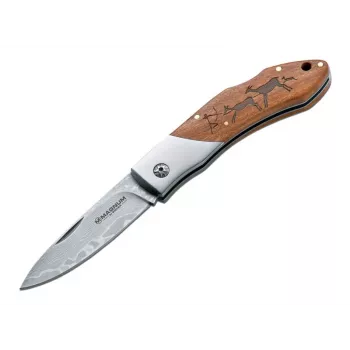 Boker Magnum Caveman Damascus πτυσσόμενο μαχαίρι 01RY818DAM