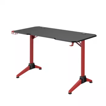 LogiLink γραφείο gaming 120x60 cm RGB κόκκινο πλαίσιο