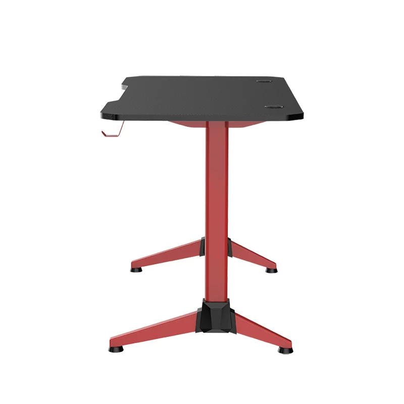 LogiLink γραφείο gaming 120x60 cm RGB κόκκινο πλαίσιο