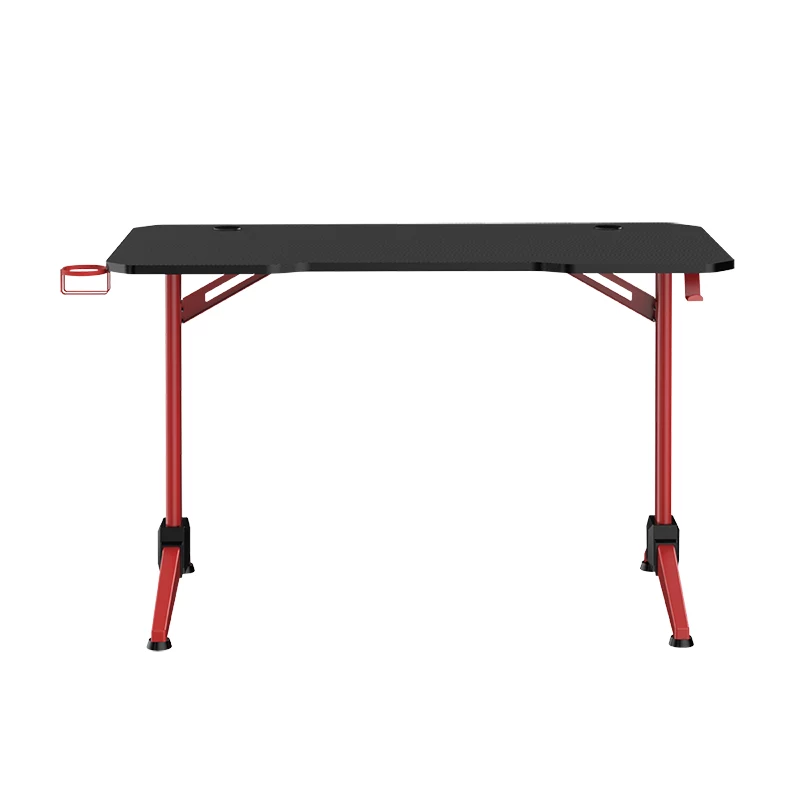 LogiLink γραφείο gaming 120x60 cm RGB κόκκινο πλαίσιο