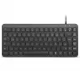 Perixx PERIBOARD-414 B DE ενσύρματο Mini-USB πληκτρολόγιο, αθόρυβα πλήκτρα, γερμανικό layout, μαύρο