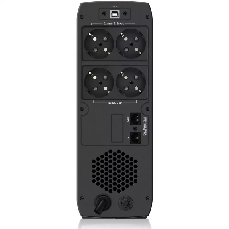 PowerWalker VI 800 CSW Line-Interactive UPS - 800VA/480W, 2 πρίζες Schuko, AVR, USB