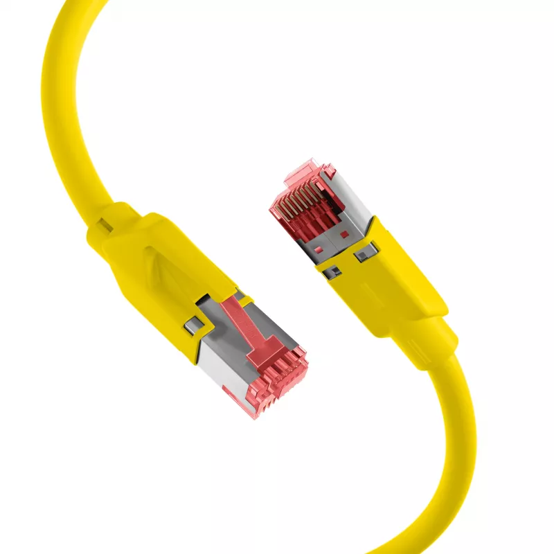 EFB Elektronik Cat.6A S/FTP LSZH RJ45 Καλώδιο patch, 50m, κίτρινο