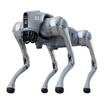 Unitree Go2 Pro τετράποδος ρομποτικός σκύλος με 4D-LiDAR, κάμερα 4K-K, 48 TOPS KI, 12 βαθμούς ελευθερίας, IP67, μπαταρία 8000-mAh, Wi-Fi 6, Bluetooth 5.2, 3,5 m/s, ωφέλιμο φορτίο 5 kg
