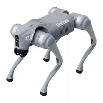 Unitree Go2 Pro τετράποδος ρομποτικός σκύλος με 4D-LiDAR, κάμερα 4K-K, 48 TOPS KI, 12 βαθμούς ελευθερίας, IP67, μπαταρία 8000-mAh, Wi-Fi 6, Bluetooth 5.2, 3,5 m/s, ωφέλιμο φορτίο 5 kg