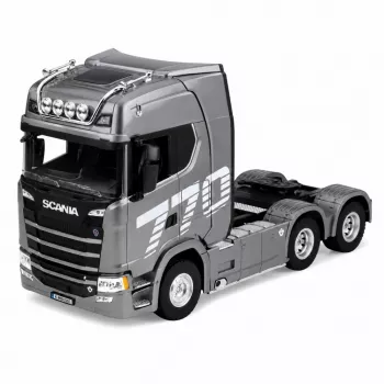 HUINA 32329 Scania 1:18 6-κάναλο RC τράκτορας γκρι ασημί