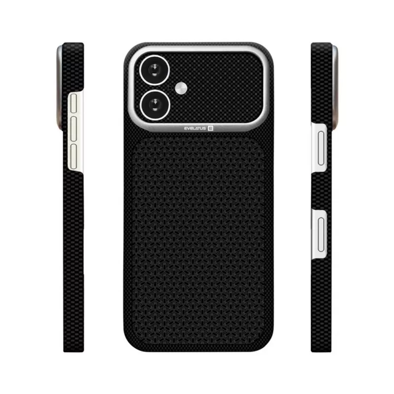 Evelatus Apple iPhone 16 Carbon Premium Edition Θήκη MagSafe μαύρη