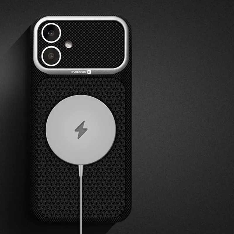 Evelatus Apple iPhone 16 Carbon Premium Edition Θήκη MagSafe μαύρη