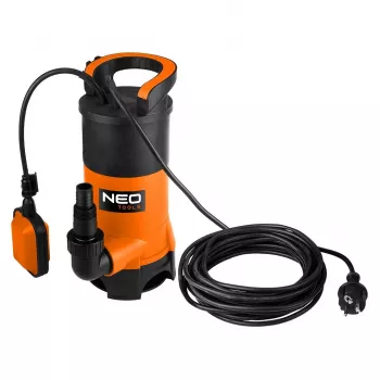 NEO TOOLS 900W Αντλία βυθιζόμενη λυμάτων με παροχή 16000 l/h και διακόπτη φλοτέρ