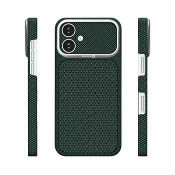 Evelatus Apple iPhone 17 Carbon Premium Edition MagSafe Θήκη Πράσινο