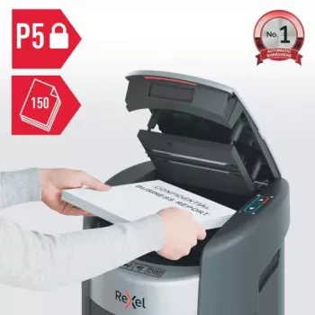 Rexel ShredMax AutoFeed+ 150M P-5 Καταστροφέας εγγράφων τεμαχιδίων, 150 φύλλα αυτόματης τροφοδοσίας, 15L δοχείο