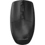 LC-Power LC-M722BW Ασύρματο οπτικό ποντίκι, ρυθμιζόμενο DPI, Μαύρο