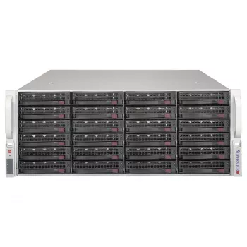 Supermicro SuperChassis 4U CSE-846BE1C-R609JBOD 24-Bay Hot-Swap SAS3/SATA3 JBOD Θήκη Αποθήκευσης με Πλεονάζοντα Τροφοδοτικά 600W Platinum