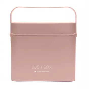 Rio CSBL-EU/1,1 Βαλίτσα Καλλυντικών Large Lush Box – Αλουμινένιο Beauty Box με Πτυσσόμενα Διαμερίσματα & Κλειδαριές, Μαύρο