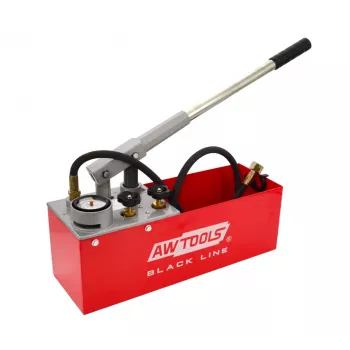 AWTOOLS 12L Χειροκίνητη Αντλία Δοκιμής Πίεσης 50 bar με Μανόμετρο και Σωλήνα