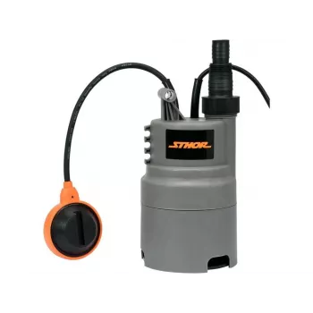 STHOR Αντλία βρόμικων νερών 400W 79781 - Βυθιζόμενη αντλία, 7500 L/h, 5m μανομετρικό ύψος, διακόπτης φλοτέρ, καλώδιο 10m