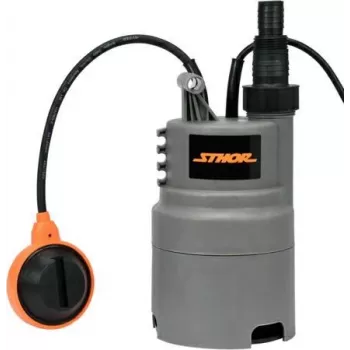 STHOR Αντλία βρόμικων νερών 400W 79781 - Βυθιζόμενη αντλία, 7500 L/h, 5m μανομετρικό ύψος, διακόπτης φλοτέρ, καλώδιο 10m