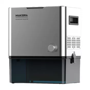 MAKERA Κυκλωνικός συλλέκτης σκόνης – Υψηλής απόδοσης διαχωριστής σκόνης για επαγγελματικές ηλεκτρικές σκούπες, συνδέσεις 50mm, λευκό