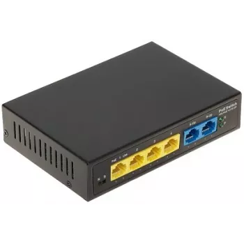 POE Switch GTX-A1-06-42-V2, 4-Port Fast Ethernet Unmanaged PoE+ Δικτυακός διακόπτης