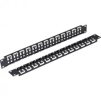 TRITON RAB-VP-X59-A1 19 ιντσών 1U Πάνελ διαχείρισης καλωδίων, μαύρο