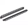TRITON RAB-VP-X59-A1 19 ιντσών 1U Πάνελ διαχείρισης καλωδίων, μαύρο
