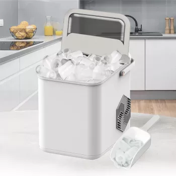 Maestro MR-821 Παρασκευαστής παγοκύβων 10-12 kg/24h, δεξαμενή 2,2L, Bullet Ice, ηλεκτρονικός έλεγχος, διαφανές καπάκι