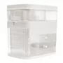 Rio CSSM-EU/1,2 Beauty Box Αποθήκευση καλλυντικών με κεκλιμένα συρτάρια και κλειδαριά