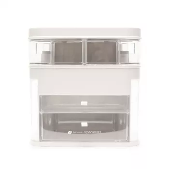 Rio CSSM-EU/1,2 Beauty Box Αποθήκευση καλλυντικών με κεκλιμένα συρτάρια και κλειδαριά