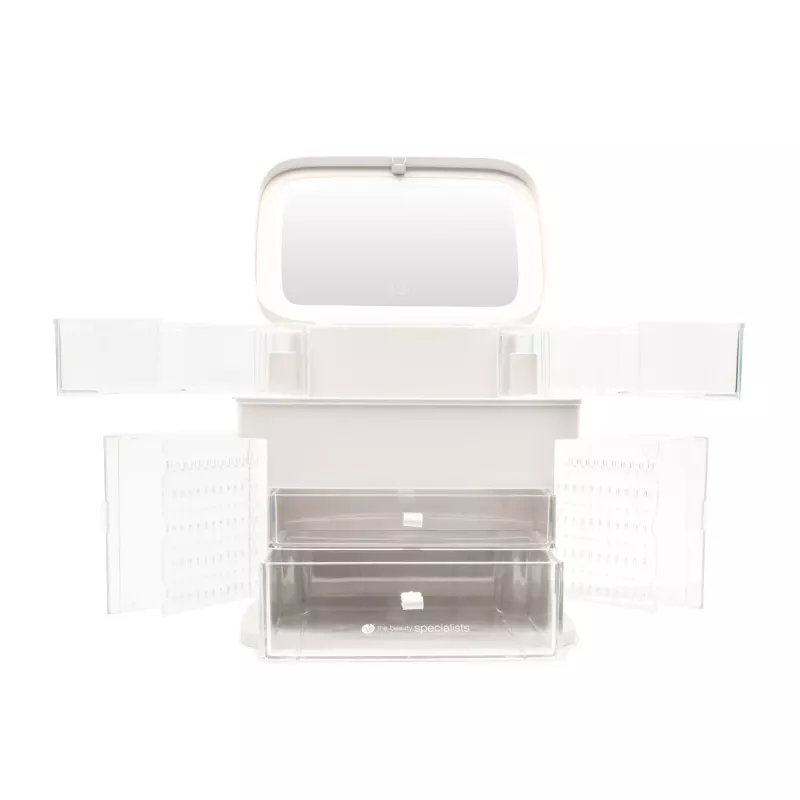 Rio CSSM-EU/1,2 Beauty Box Αποθήκευση καλλυντικών με κεκλιμένα συρτάρια και κλειδαριά