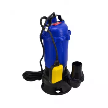 AWTOOLS 1050W Βυθιζόμενη Αντλία για Λύματα με Τεμαχιστή και Διακόπτη Πλωτήρα, 18000 L/h, 10 m Μανομετρικό Ύψος, Χυτοσίδηρος
