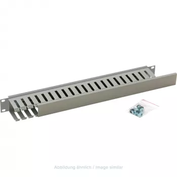 Triton RAC-VP-X02-A1 Κανάλι Καλωδίων Πλαστικό Μονόπλευρο 19 ιντσών 1U, Γκρι