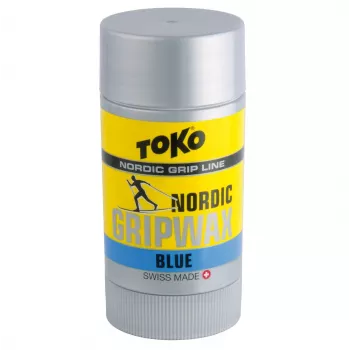 Toko Carbon GripWax Μπλε 25g - Κερί Ανάβασης Χωρίς PFC για Κρύο Χιόνι (-7°C έως -2°C)