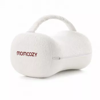 Momcozy EP001 Εργονομικό Μαξιλάρι Γονάτων από Αφρό Μνήμης για Ύπνο στο Πλάι, Κρεμ-Λευκό