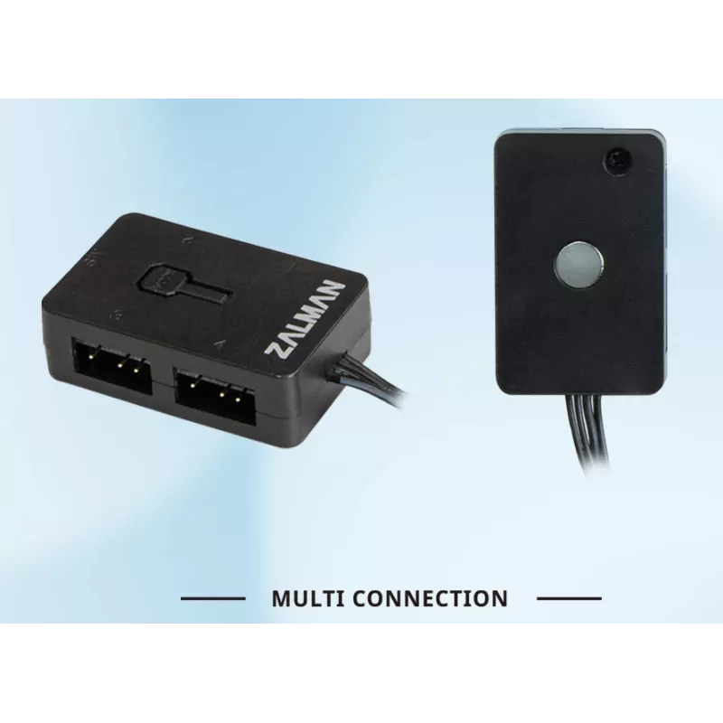 Zalman ZM-4PALC ARGB Controller - Hub Addressable RGB 4 Θυρών με Μαγνητική Στερέωση
