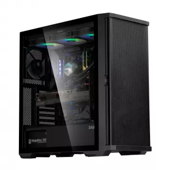 Zalman Z10 Κουτί ATX Mid-Tower, Μαύρο, Γυαλί Ενισχυμένο, 4x ARGB Ανεμιστήρες