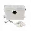 AWTOOLS AW85501 Κάδος 50L με Πεντάλ από Ανοξείδωτο Χάλυβα, Ασημί