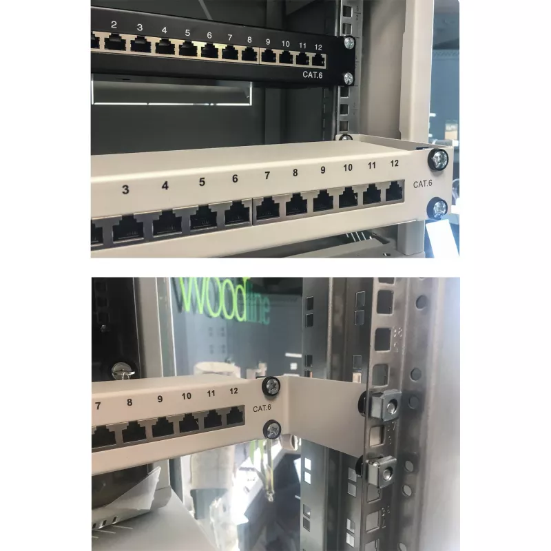 Triton RAC-DR-X22-X1 Προσαρμογέας βάθους ράγας 19 ιντσών 1U, 2 τεμ., 10cm