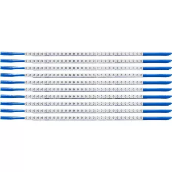Brady SCN-07-0 Σημάνσεις καλωδίων Clipsleeve, επιγραφή '0', Κίτρινο, διάμετρος καλωδίου 1,9-2,4 mm, συσκευασία 300 τεμ.